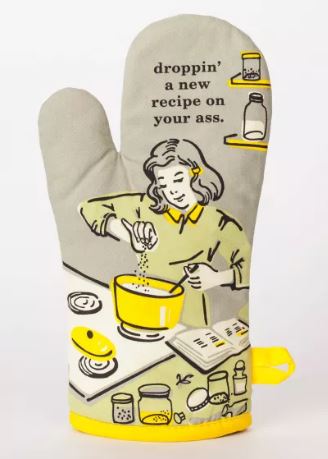Dropping a New Recipe Oven Mitt