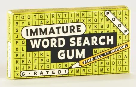 Immature Word Search Gum