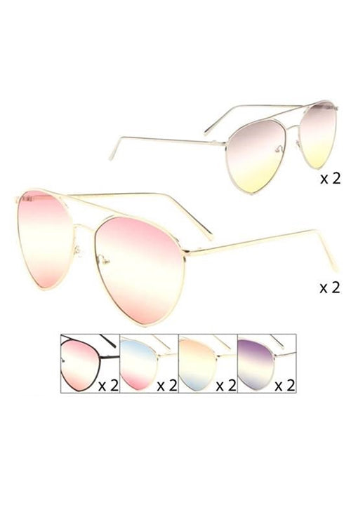 Rainbow Lens Aviator Sunglasses